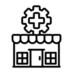 Fototapeta premium Pharmacy Vector Icon