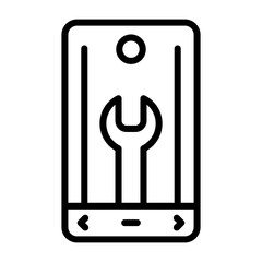 Smartphone Vector Icon © Graphic Nehar