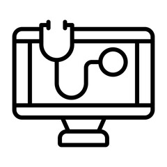 Stethoscope Vector Icon