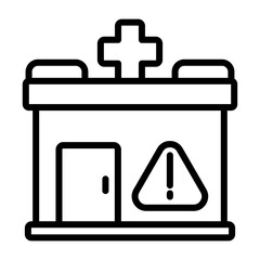 Hospital Vector Icon