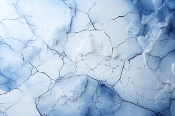 Ice surface background covered with cracks are of different widths and depths, some of them intersect with each other.