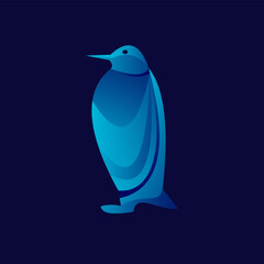 bird design colorful gradient illustration