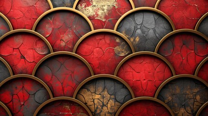 Red and Gold Leather: A Monthly Event Trend Generative AI