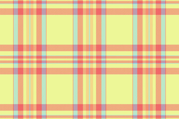 Background fabric vector of plaid pattern texture with a check textile seamless tartan.