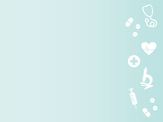 National Doctors Day medical background