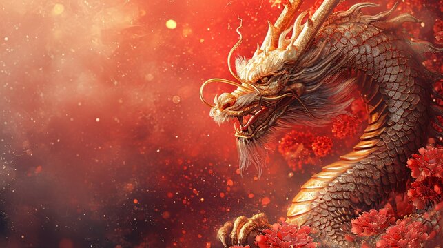 Dragon's Den: A Fantasy Realm of Fire and Gold Generative AI