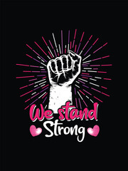 Women's Day T-shirt Design typography lettering shirt vector