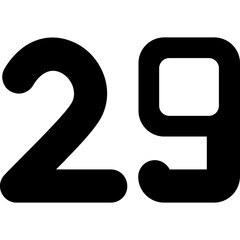 Twenty nine Icon
