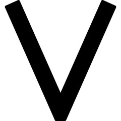 Capital V Icon