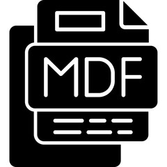 MDF Icon File Icon