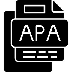 Apa File Icon - obrazy, fototapety, plakaty