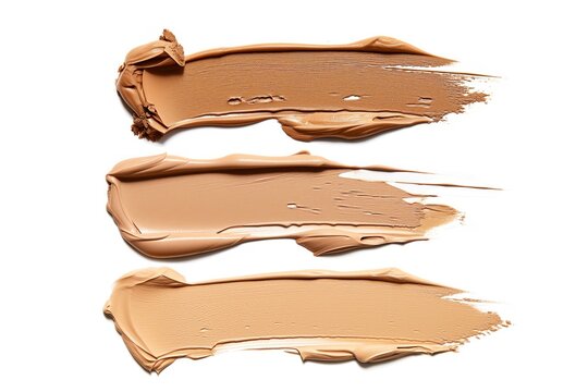 Make-up matte concealer foundation bb-cream smudge powder creamy white isolated background