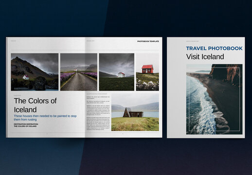 Travel Photo Book Brochure Layout