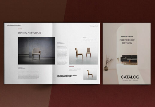 Furniture Product Catalog Brochure Layout