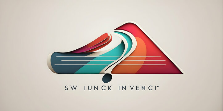 A sleek and modern logo for a classic music channel, featuring a minimalist design with bold lines and a timeless color palette