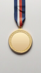 Olympics - 3D Render Gold Medal Isolated