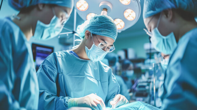 病院で手術をするドクター