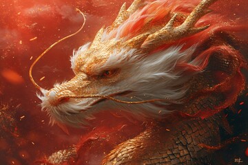 Dragon's Den: A Fantasy Realm of Fire and Gold Generative AI