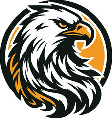 Eagle Vector Art Ilustration Concept Logo