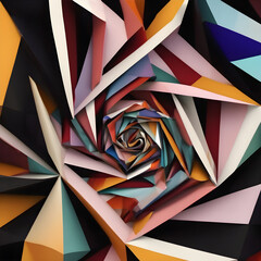 Abstract geometric background. Abstract Modern geometric Backgrounds.. AI generated image