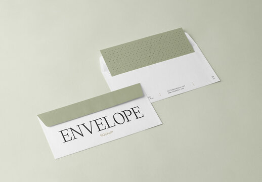 Perspective Envelope Mockups