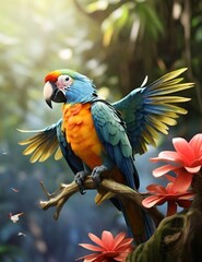 Fototapeta premium Colorful Birds 3
