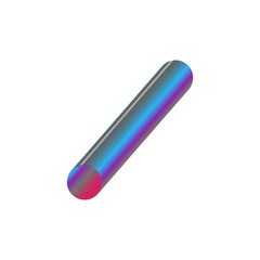 An abstract cut out transparent futuristic gradient streak design element.
