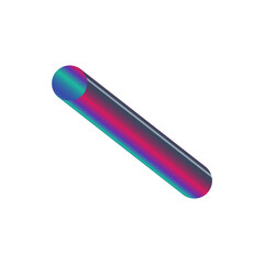An abstract cut out transparent futuristic gradient streak design element.