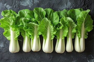 bok choy isolated kitchen table professional advertising food photography