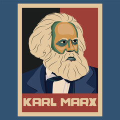 Karl Marx Poster Drawing