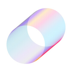 Obraz premium An abstract cut out transparent futuristic gradient streak design element.