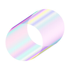 An abstract cut out transparent futuristic gradient streak design element.