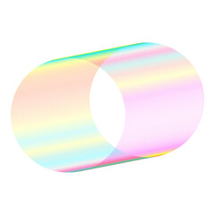An abstract cut out transparent futuristic gradient streak design element.