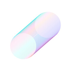 An abstract cut out transparent futuristic gradient streak design element.