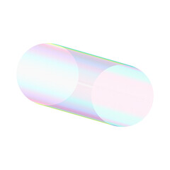 An abstract cut out transparent futuristic gradient streak design element.