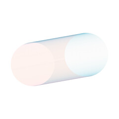 An abstract cut out transparent futuristic gradient streak design element.