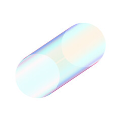 An abstract cut out transparent futuristic gradient streak design element.