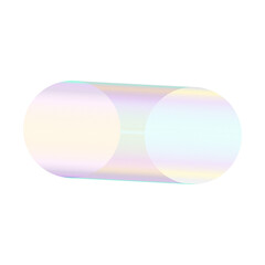 An abstract cut out transparent futuristic gradient streak design element.