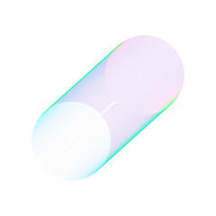 An abstract cut out transparent futuristic gradient streak design element.