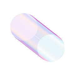 An abstract cut out transparent futuristic gradient streak design element.