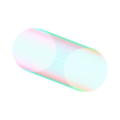 An abstract cut out transparent futuristic gradient streak design element.