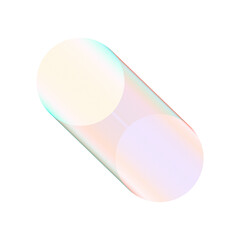 An abstract cut out transparent futuristic gradient streak design element.
