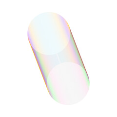 An abstract cut out transparent futuristic gradient streak design element.