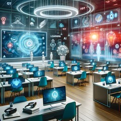 high tech classroom