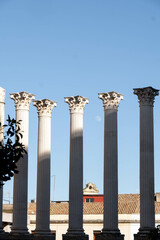 Torres romanas en la ciudad de córdoba