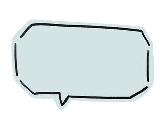 手書きの四角い吹き出し