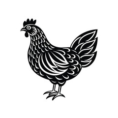 Chicken graphic vector EPS