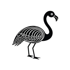 Flamingo graphic vector EPS