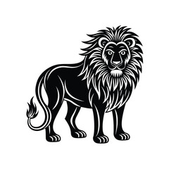 Lion graphic vector EPS