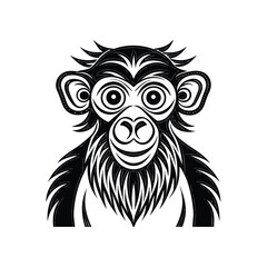 Monkey graphic vector EPS